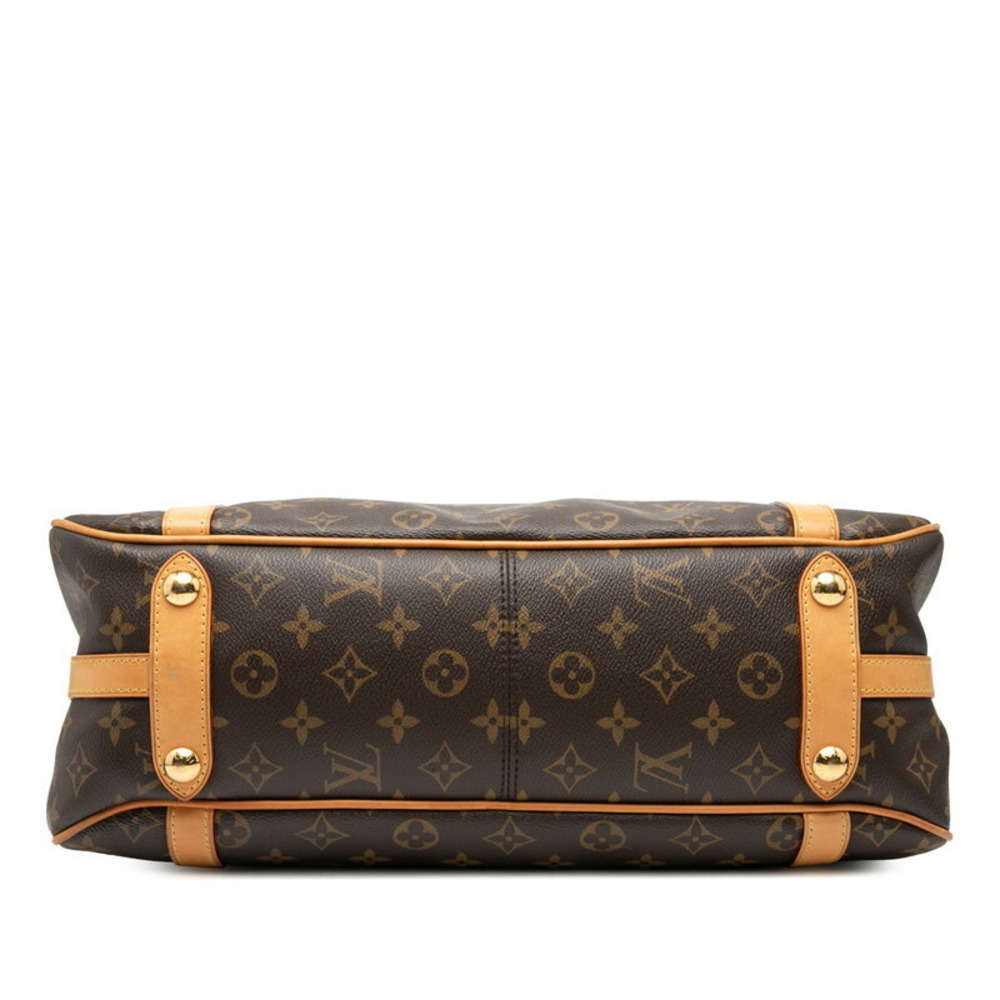 Louis Vuitton Tote Monogram Shoulder Brown Bag Stresa Leather - Picture 3 of 7